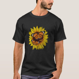 Camiseta Borboleta Artista Florista Flor Amarelo Sunshine S