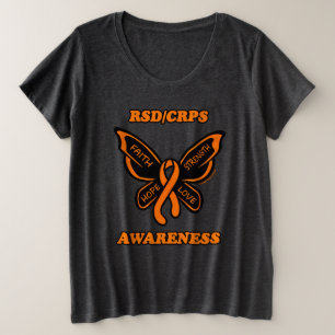 Camiseta Borboleta/Awareness...RSD/CRPS