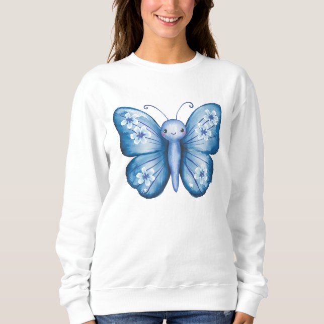 Camiseta Borboleta Azul (Frente)