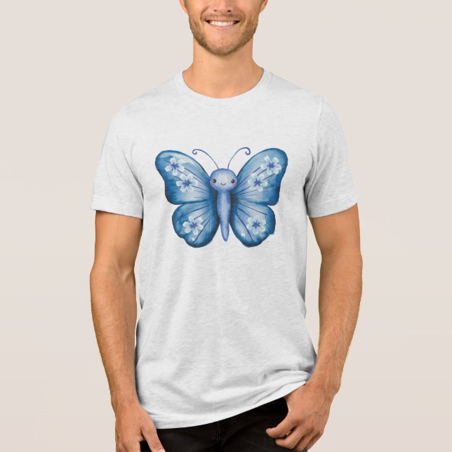 Camiseta Borboleta Azul (Frente)