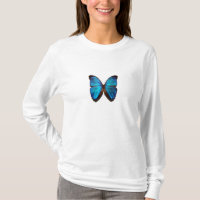 Borboleta azul de Morpho