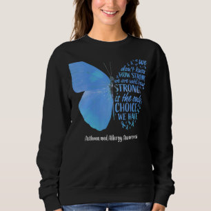 Camiseta Borboleta Azul-Luz Asma E Alergia Awa