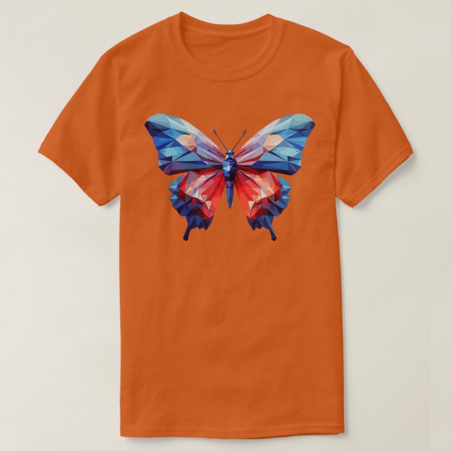 Camiseta Borboleta Azul Morpho 15 (Frente do Design)