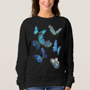 Camiseta Borboleta Azul Morpho Enxames Lepidoptera Entomolo