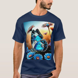 Camiseta Borboleta Brilhante