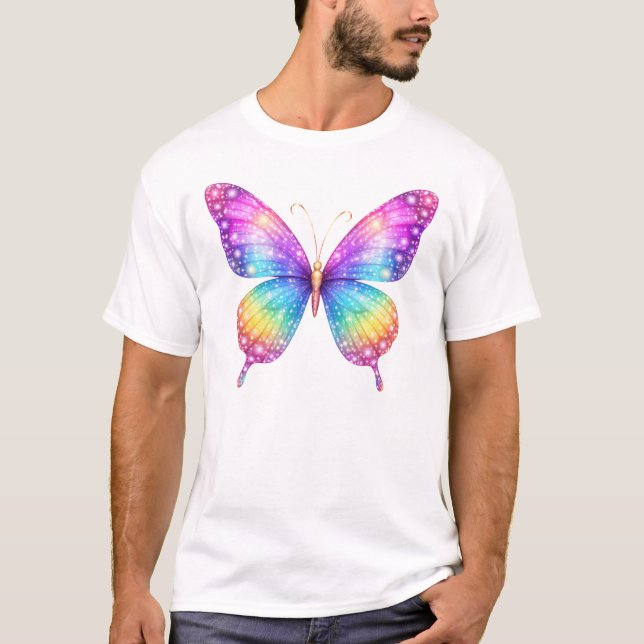 Camiseta Borboleta Brilhante (Frente)