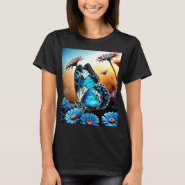 Camiseta Borboleta Brilhante