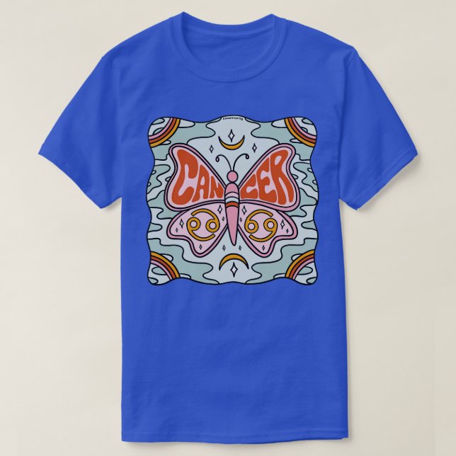 Camiseta Borboleta cancer (Frente do Design)