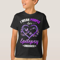 Borboleta Cardíaca Eu Visto Roxo Para Epilepsia Aw