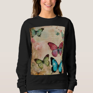 Camiseta Borboleta Caveira Steampunk – Rua Abstrata de Luxo