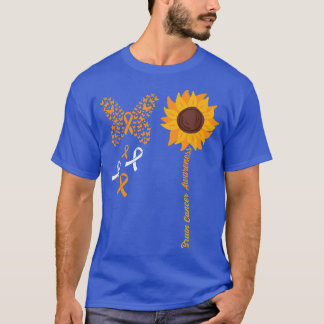 Camiseta Borboleta Cérebro de girassol Cérebro Conhecimento