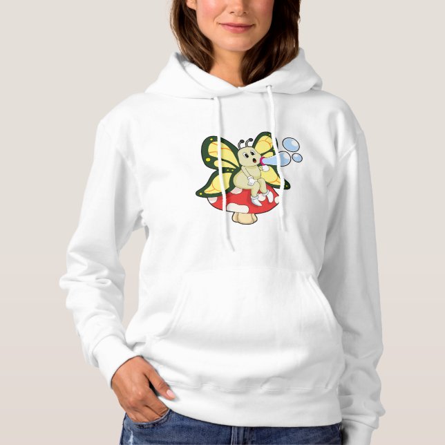 Camiseta Borboleta com bolhas de sabão (Frente)