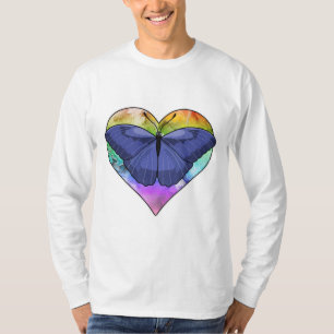 Camiseta Borboleta com Coração