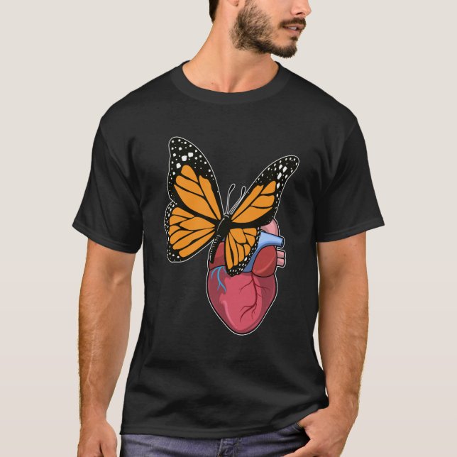 Camiseta Borboleta com Coração (Frente)