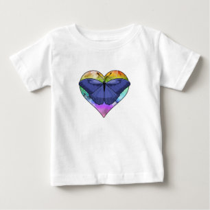 Camiseta Borboleta com Coração