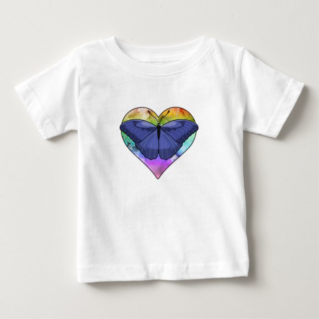 Camiseta Borboleta com Coração (Frente)