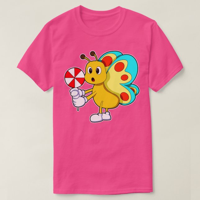 Camiseta Borboleta com doce (Frente do Design)