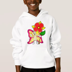 Camiseta Borboleta com Flor