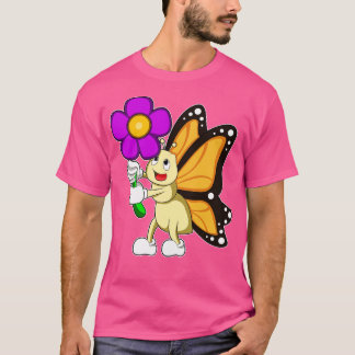Camiseta Borboleta com Flor 3