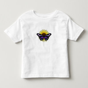 Camiseta Borboleta com girassol