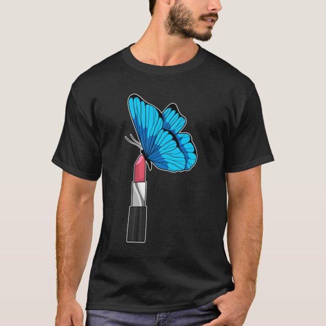 Camiseta Borboleta com Lipstick (Frente)