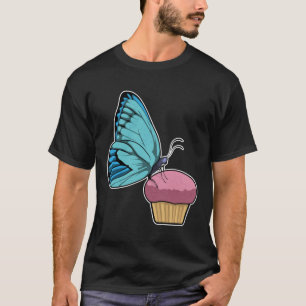Camiseta Borboleta com Muffin