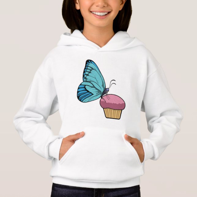 Camiseta Borboleta com Muffin (Frente)
