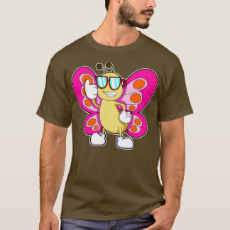 Camiseta Borboleta com óculos escuros