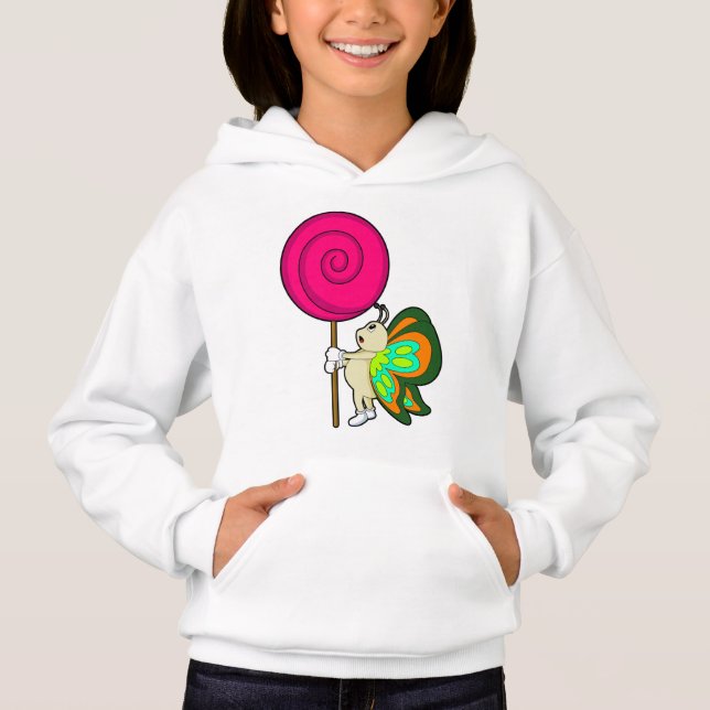 Camiseta Borboleta com pirulito (Frente)