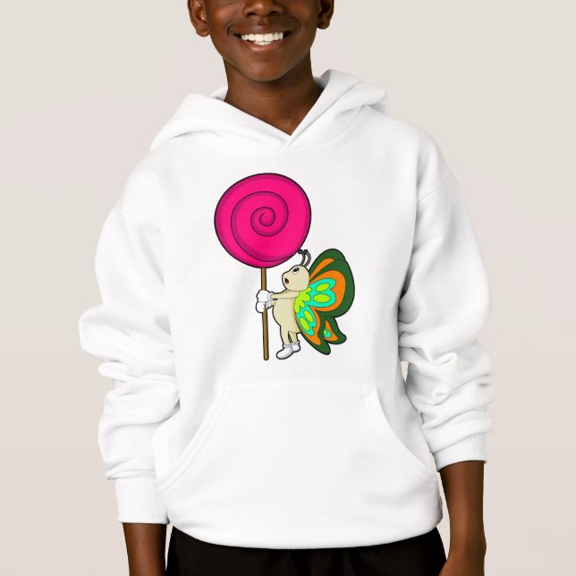 Camiseta Borboleta com pirulito (Frente)
