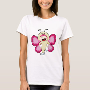 Camiseta Borboleta com roupa