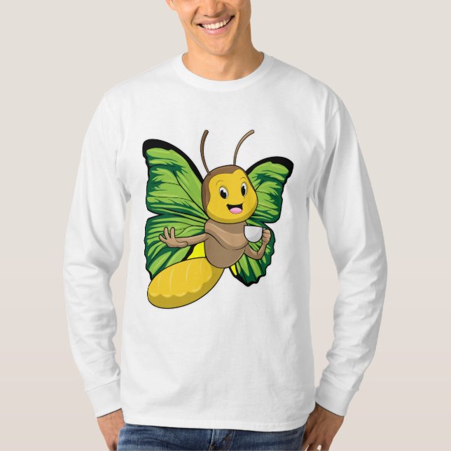 Camiseta Borboleta com Taça de Café (Frente)