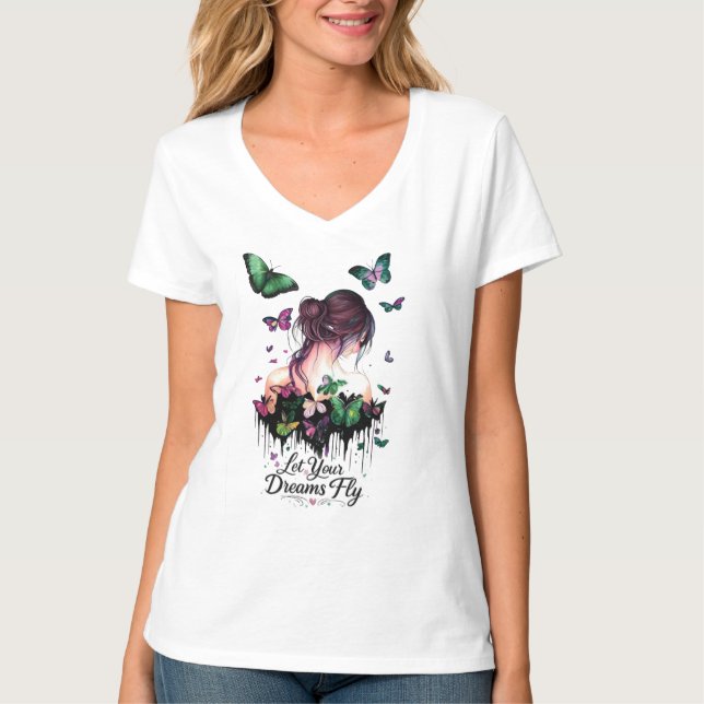 Camiseta Borboleta | Coquette Fairycore Caprichosa (Frente)