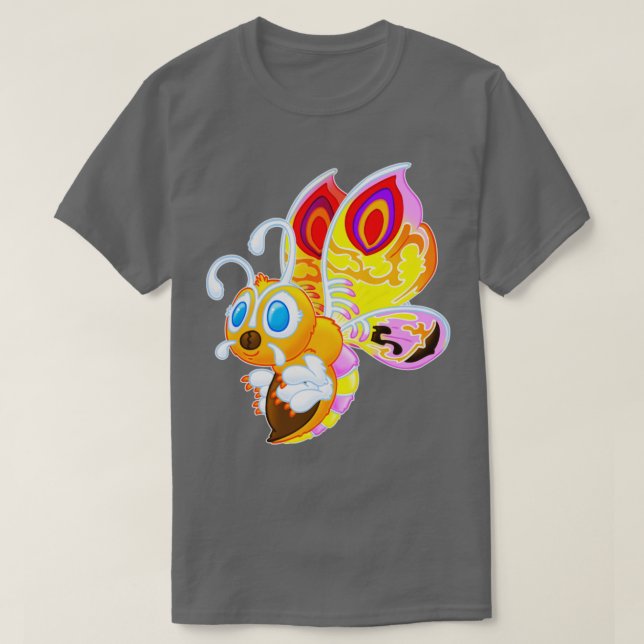 Camiseta Borboleta Cutie (Frente do Design)