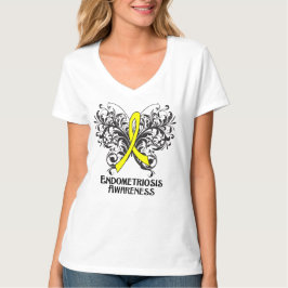 Camiseta Borboleta da consciência da endometriose