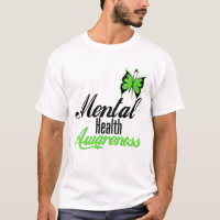 Borboleta da consciência da saúde mental