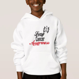 Camiseta Borboleta da consciência do câncer pulmonar