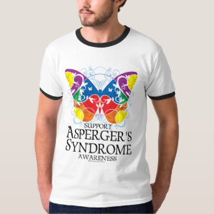 Camiseta Borboleta da síndrome de Asperger