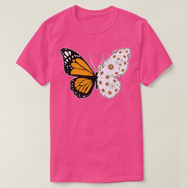 Camiseta Borboleta Daisy (Frente do Design)