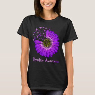Camiseta Borboleta Daisy Borboleta Roxo Sensação de Sobredo