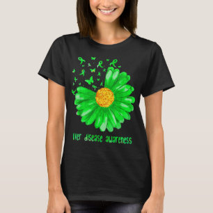Camiseta Borboleta Daisy Green Ribbon