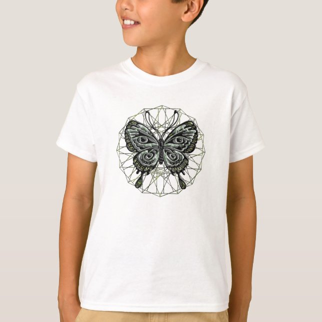 Camiseta Borboleta de agosto Birthstone (Frente)