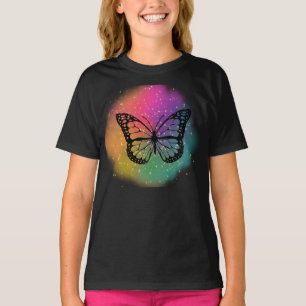 Camiseta Borboleta de Aquarela