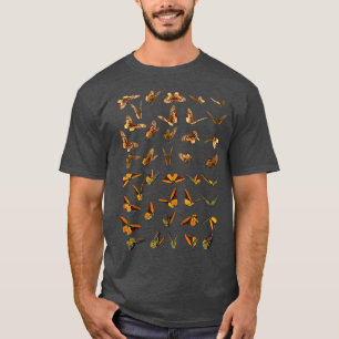 Camiseta Borboleta-de-banho-maria Algodão Aestético Runga-d