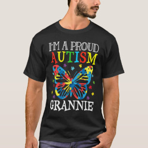 Camiseta Borboleta de Conscientização do Autismo Sou uma Av