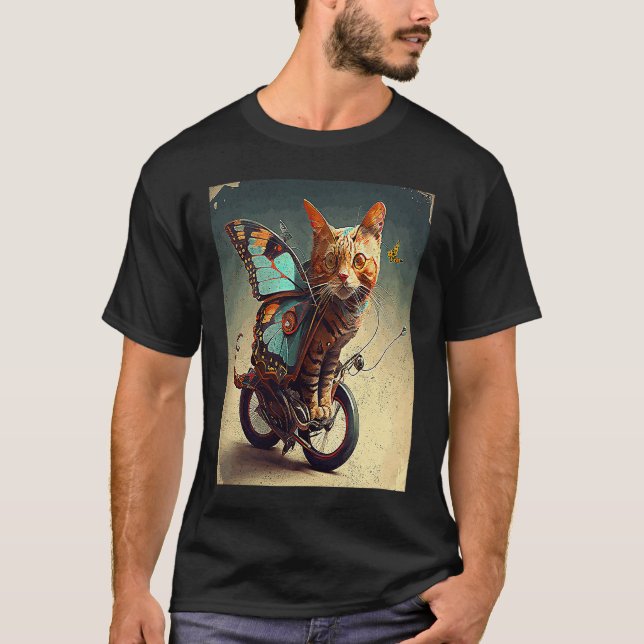 Camiseta Borboleta de Gato (Frente)