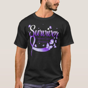 Camiseta Borboleta de Sensibilização do Câncer de pâncreas