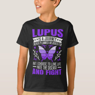 Camiseta Borboleta de Sensibilização Lupus Veste Autoimunu 