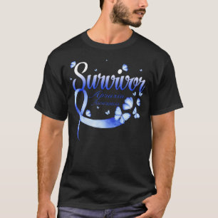Camiseta Borboleta de Sensibilização para a Sobrevivência