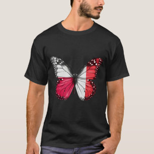 Camiseta Borboleta de Sinalizador Maltês Polonês